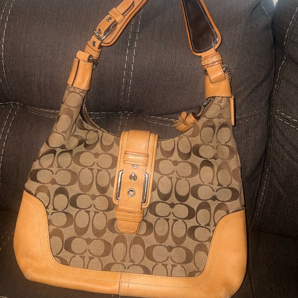 Authentic Coach hobo bag